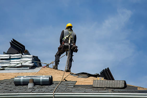 Professional Roofing technician working in Hopkinton, MA